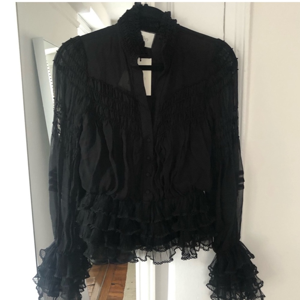 ALEXIS RARE Ruffle Smock Blouse - Picture 6 of 6